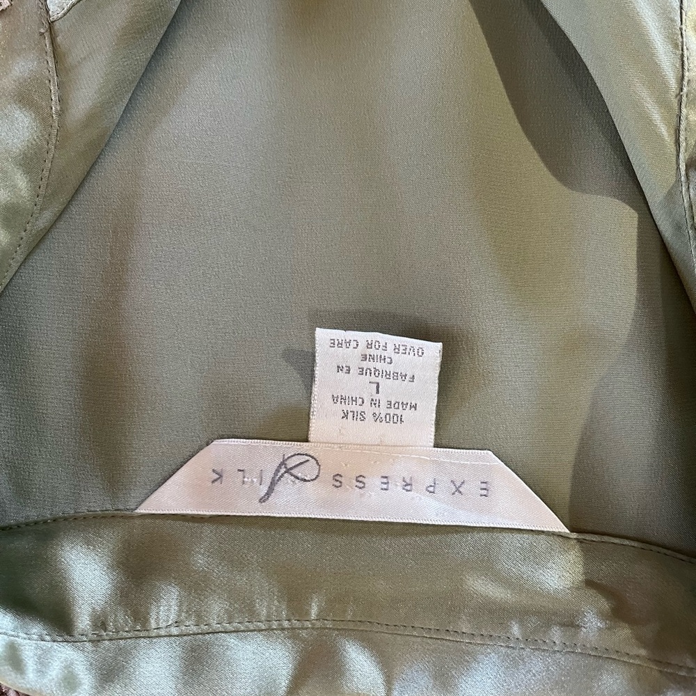 Vintage Express Iced Pistachio Relaxed Buttoned 1… - image 2